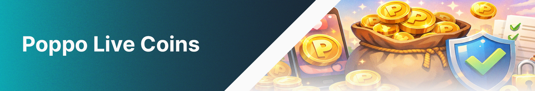 Poppo Live Coins banner